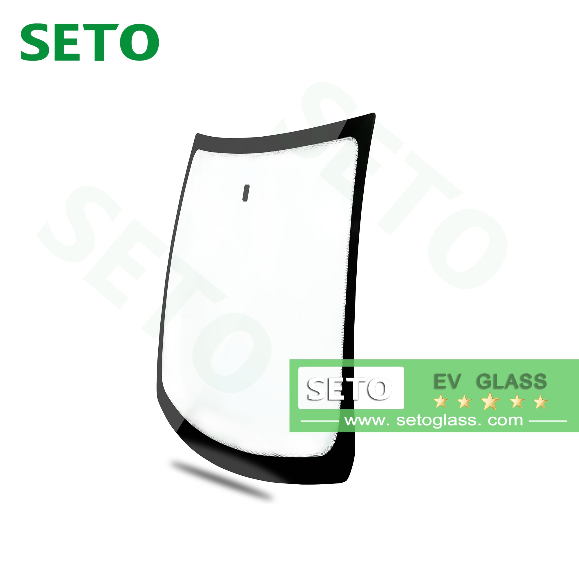 กระจกหน้าจอกระจกโค้งที่โค้งมน