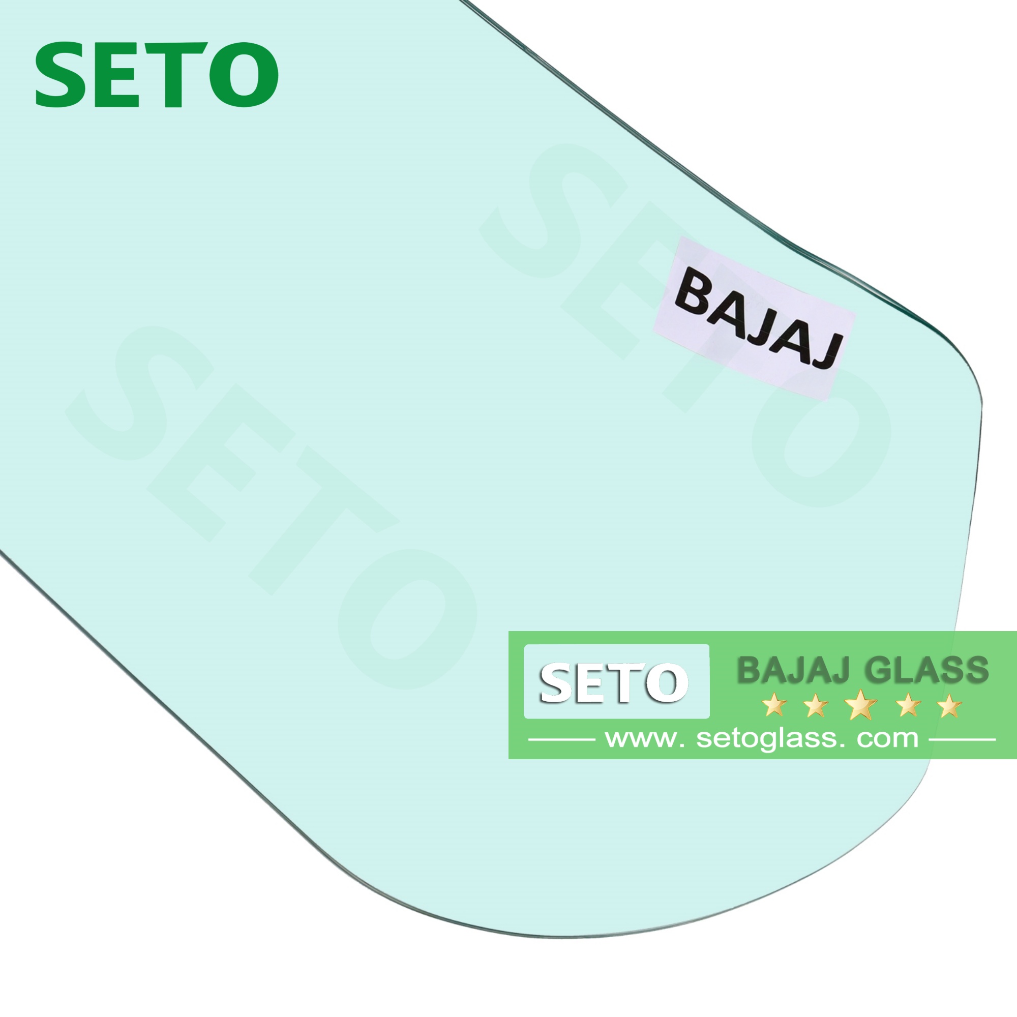 Bajaj Bajaj Three Wheeler Tricyle Windshield Glass Bajaj 225 กระจกหน้ารถ 