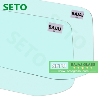 ล้อลามิเนตกระจกหน้ารถมอเตอร์ไซค์สามล้อสำหรับ Bajaj TVS tuk tuk