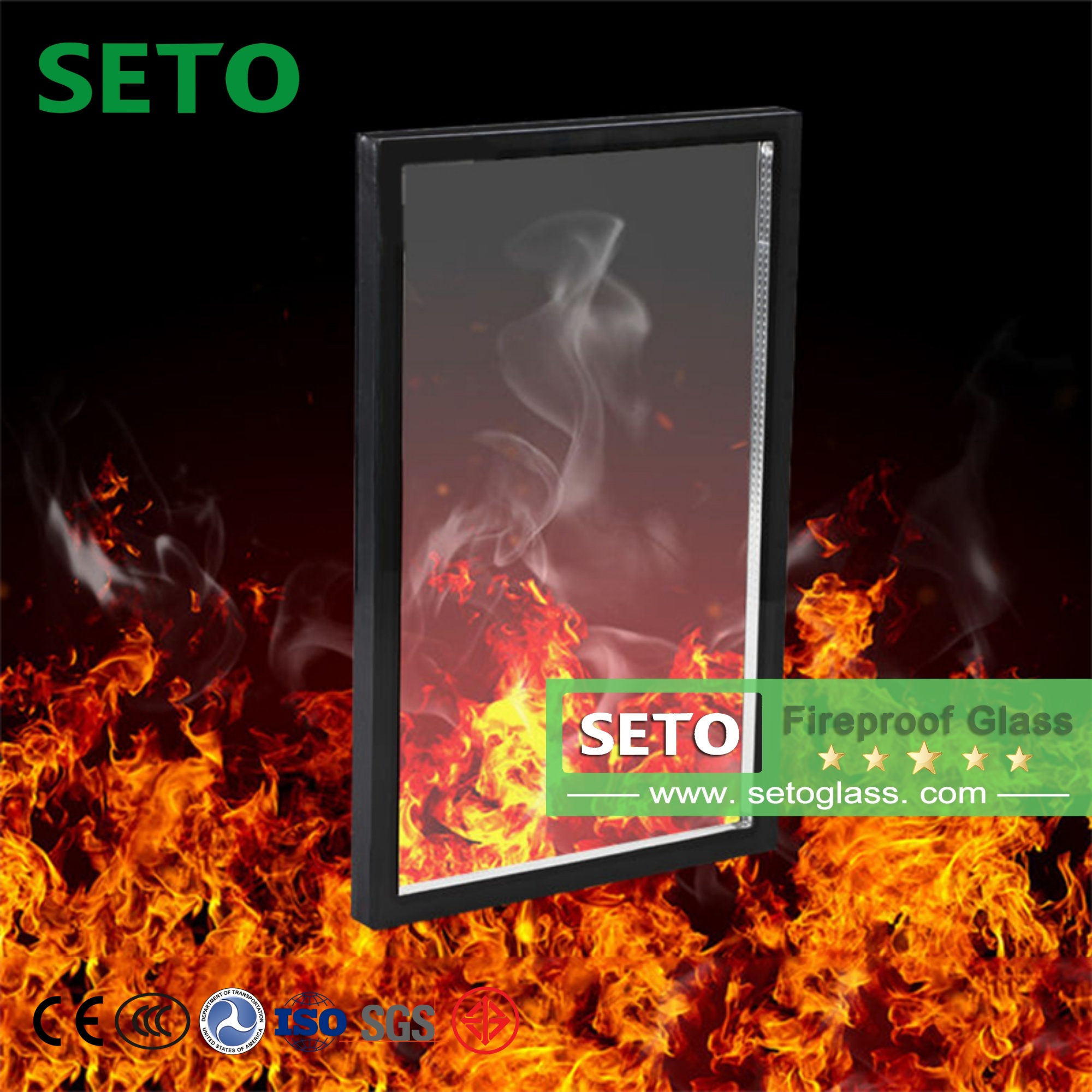 30 นาที 60 นาที 90 นาที 120 นาทีกระจกกันไฟกระจกทนไฟสำหรับอาคาร